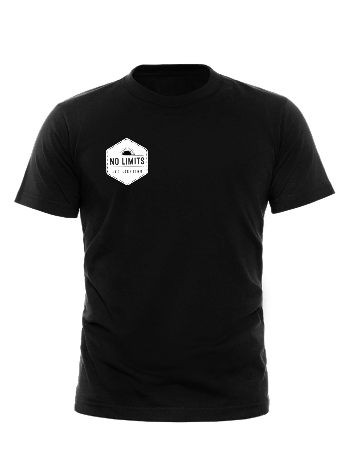 Black No Limits LED T-shirt
